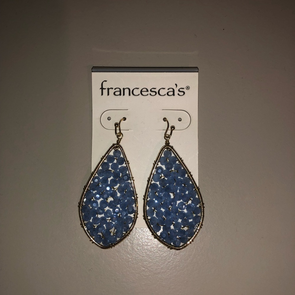 Blue earrings